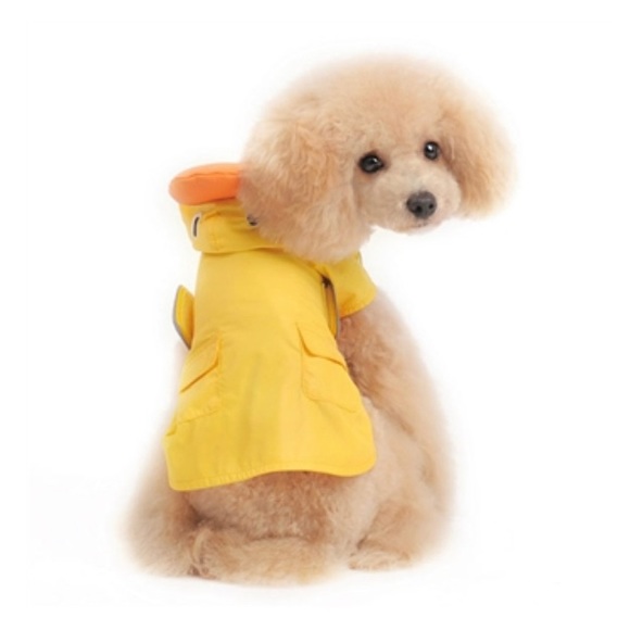 Dogo Yellow Duckie Dog Pet Raincoat Jacket Small - Picture 4 of 8